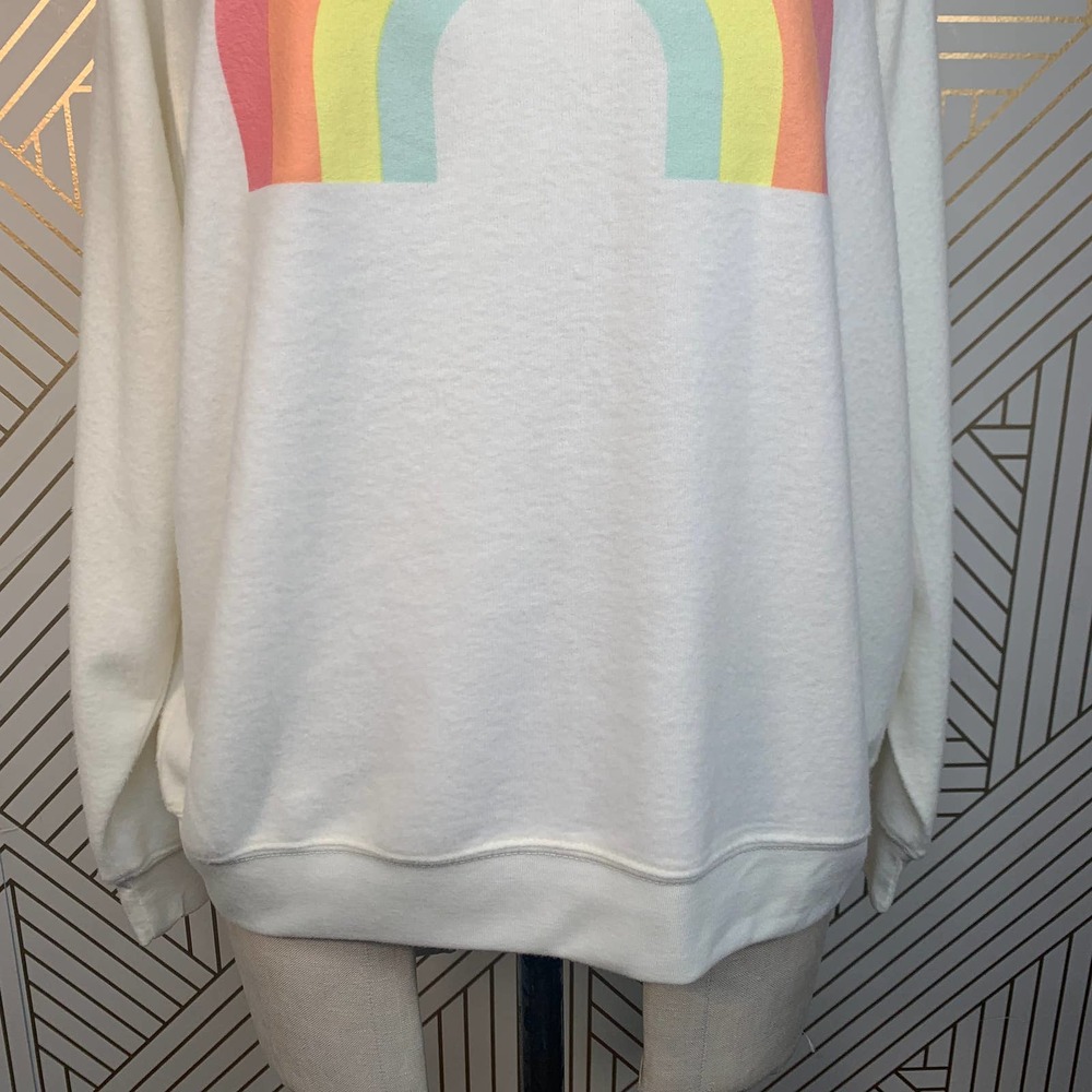 Wildfox After The Rain Rainbow Sommers Sweatshirt - Picture 5 of 11